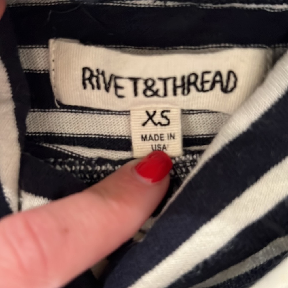 Madewell Rivet & Thread La Crop Striped Turtleneck - image 5